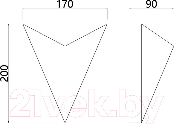 Изображение товара Бра Arte Lamp Trapeze A2033AP-1BK