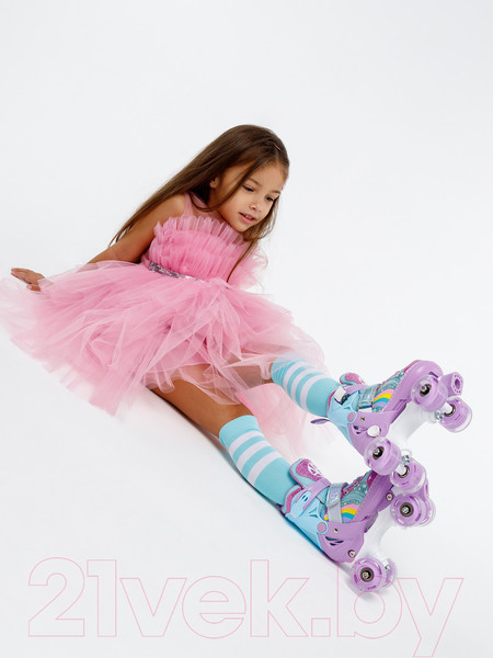 Изображение товара Роликовые коньки Amarobaby Disco / AMARO-35Di-Pu-34  (фиолетовый, р. 34-37)