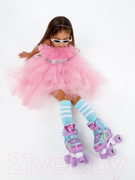 Изображение товара Роликовые коньки Amarobaby Disco / AMARO-35Di-Pu-34  (фиолетовый, р. 34-37)