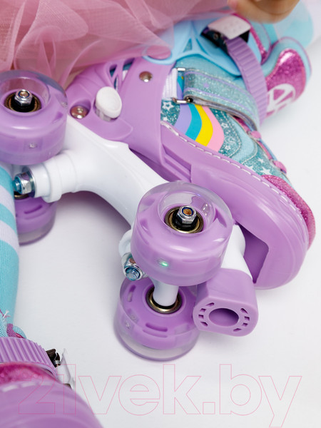 Изображение товара Роликовые коньки Amarobaby Disco / AMARO-35Di-Pu-34  (фиолетовый, р. 34-37)