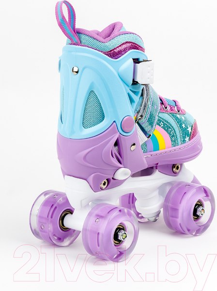 Изображение товара Роликовые коньки Amarobaby Disco / AMARO-35Di-Pu-34  (фиолетовый, р. 34-37)