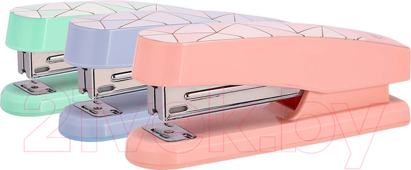 Изображение товара Степлер Deli Macaron / 0402F (розовый)