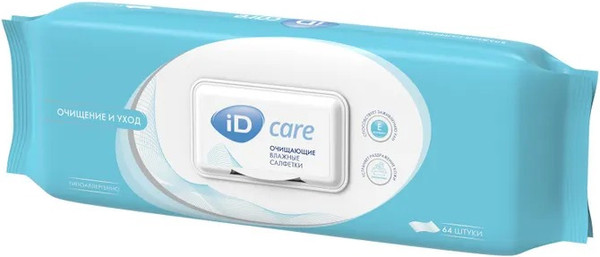 Изображение товара Влажные салфетки ID Care (64шт)