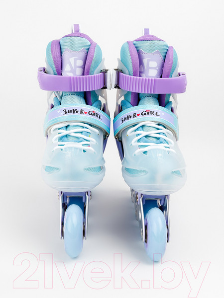 Изображение товара Роликовые коньки Amarobaby Rainbow / AMARO-35Rb-Mi-30  (мятный, р. 30-33)