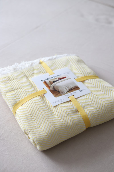 Изображение товара Плед Bambim Home 200х220 (желтый)