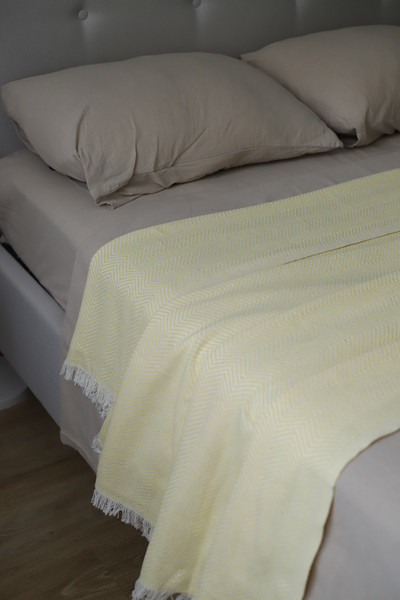 Изображение товара Плед Bambim Home 200х220 (желтый)