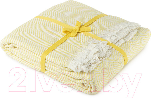 Изображение товара Плед Bambim Home 200х220 (желтый)