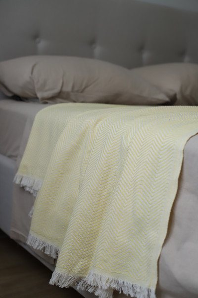 Изображение товара Плед Bambim Home 200х220 (желтый)