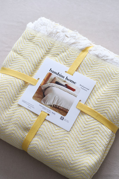 Изображение товара Плед Bambim Home 200х220 (желтый)