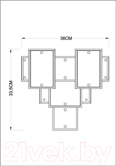 Изображение товара Бра Arte Lamp Theemin A4068AP-3SG