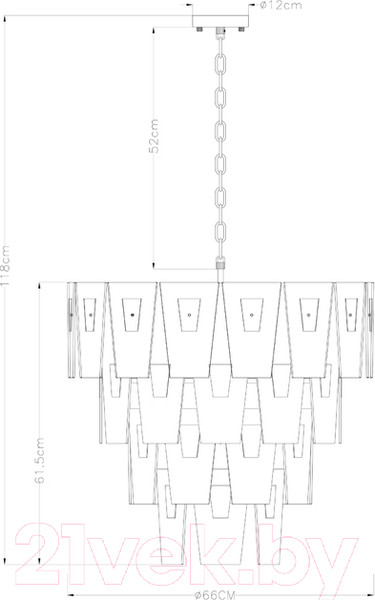 Изображение товара Люстра Arte Lamp Sophia A4066LM-11PB