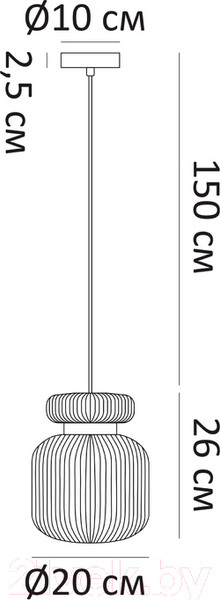 Изображение товара Потолочный светильник Arte Lamp Hamal A6170SP-1GO