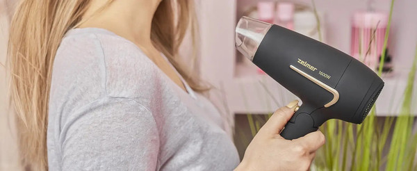 Изображение товара Компактный фен Zelmer ZHD8321 (серый)