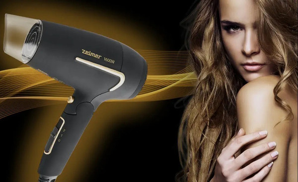 Изображение товара Компактный фен Zelmer ZHD8321 (серый)