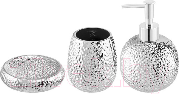 Изображение товара Набор аксессуаров для ванной Elan Gallery 240433 (серебристый)