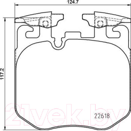 Изображение товара Тормозные колодки Brembo P06106