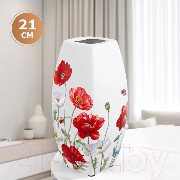 Изображение товара Ваза Elan Gallery Маки / 420578