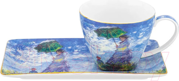 Изображение товара Чашка с блюдцем Elan Gallery Прогулка / 420621