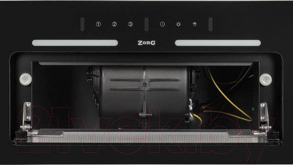 Изображение товара Вытяжка скрытая ZORG Star 1000 60 S-GC (черный)