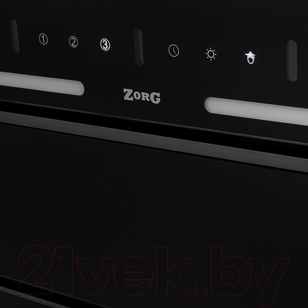 Изображение товара Вытяжка скрытая ZORG Star 1000 60 S-GC (черный)