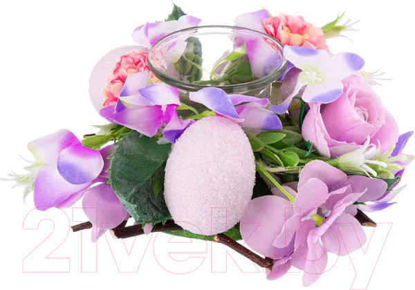 Изображение товара Подсвечник Elan Gallery Сиреневый шарм / 450139 