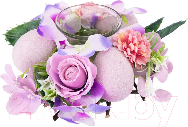 Изображение товара Подсвечник Elan Gallery Сиреневый шарм / 450139 