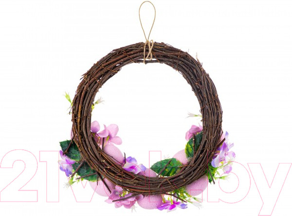 Изображение товара Декор настенный Elan Gallery Венок Сиреневый шарм / 450140