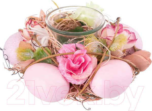 Изображение товара Подсвечник Elan Gallery Розовая феерия / 450145