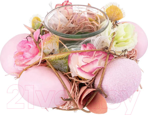 Изображение товара Подсвечник Elan Gallery Розовая феерия / 450145