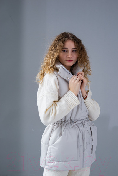 Изображение товара Жилет утепленный MT.Style Кулиска S-M (серый)