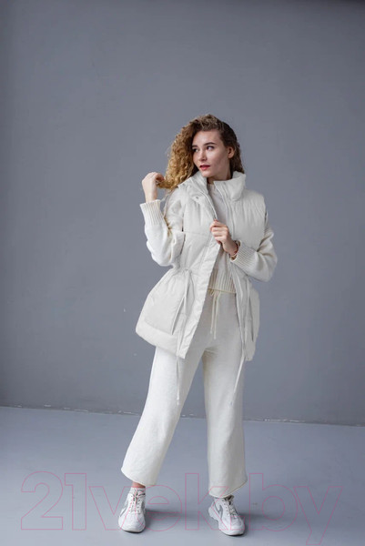 Изображение товара Жилет утепленный MT.Style Кулиска S-M (белый)