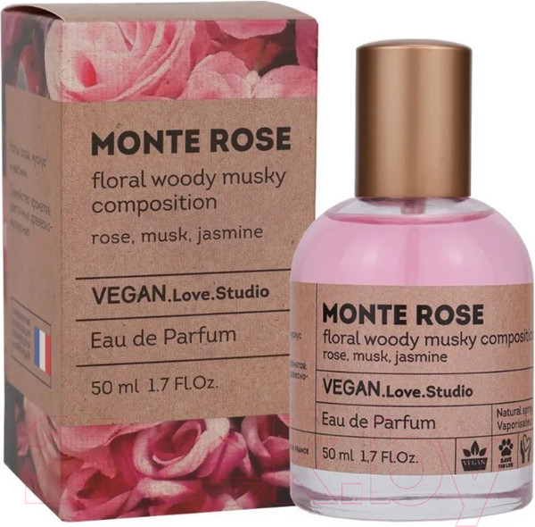 Изображение товара Парфюмерная вода Delta Parfum Vegan Love Studio Monte Rose (50мл)