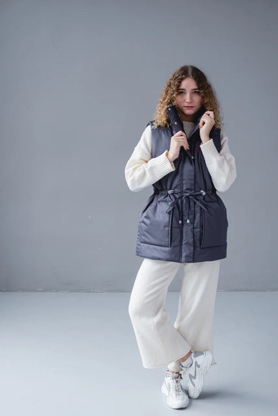 Изображение товара Жилет утепленный MT.Style Кулиска S-M  (графит)