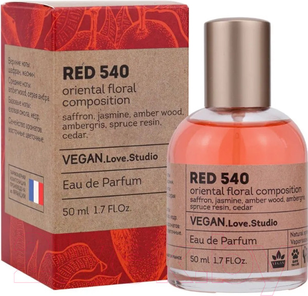 Изображение товара Парфюмерная вода Delta Parfum Vegan Love Studio Red 540 (50мл)