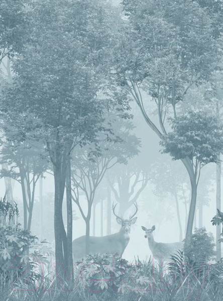 Изображение товара Фотообои листовые ФабрикаФресок Олени в Лесу / 942270 (200x270)