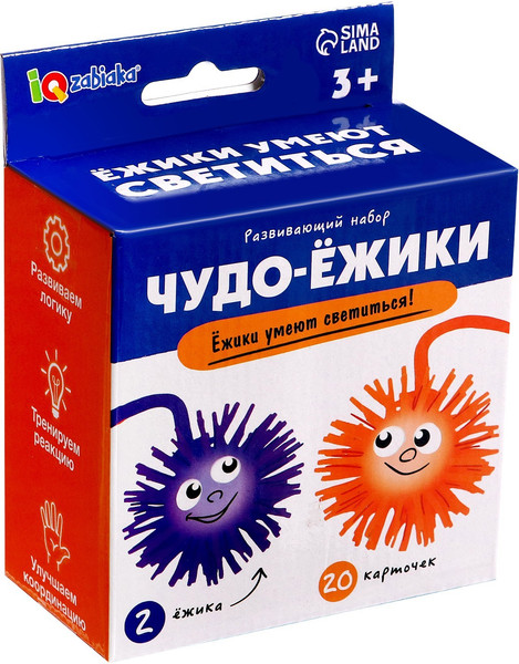 Изображение товара Развивающий игровой набор Zabiaka IQ Чудо-ежики / 9465197