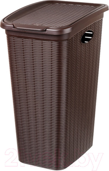 Изображение товара Корзина для белья El Casa Элеганс / 640506 (коричневый)