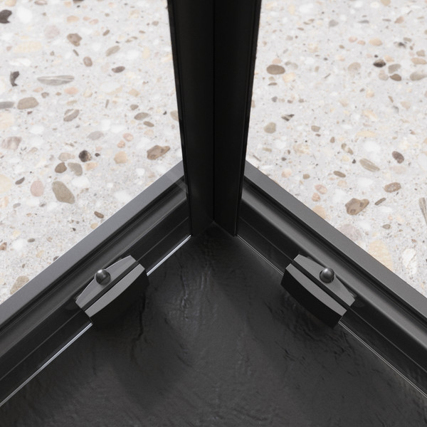 Изображение товара Душевой уголок BelBagno Luce-A-2-90-C-NERO