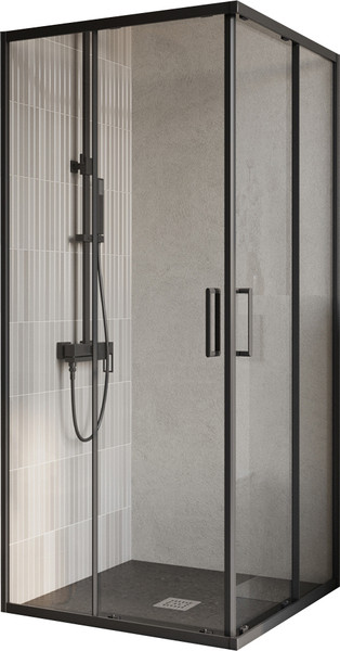 Изображение товара Душевой уголок BelBagno Luce-A-2-90-C-NERO