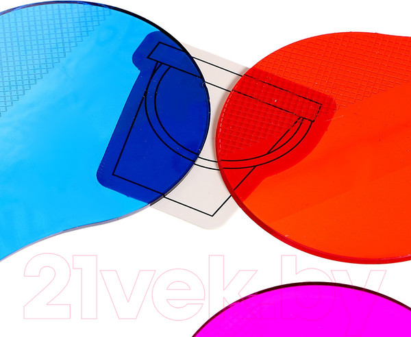 Изображение товара Развивающий игровой набор Zabiaka IQ Цветные палитры / 6250624