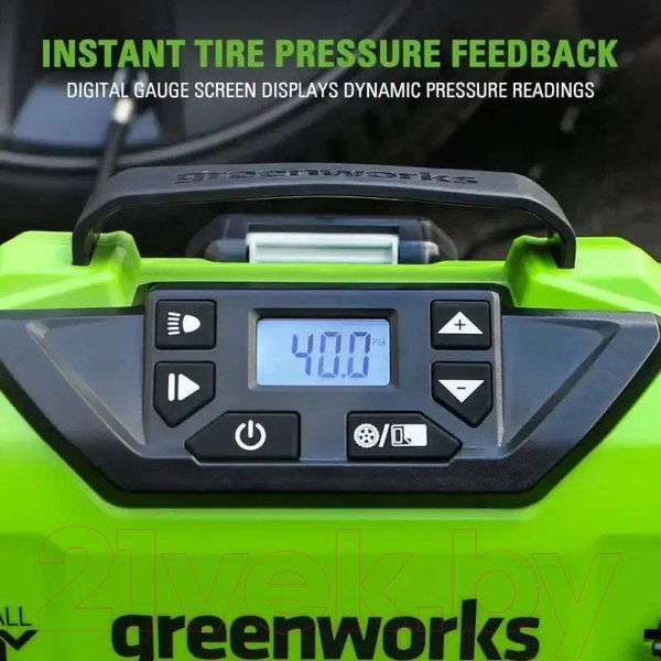 Изображение товара Воздушный компрессор Greenworks ACG301 без АКБ и ЗУ (3400807)