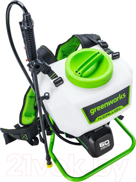Изображение товара Опрыскиватель аккумуляторный Greenworks GW-BPS60 без АКБ и ЗУ (5300107)
