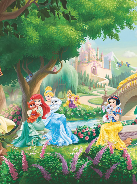 Изображение товара Фотообои листовые ФабрикаФресок Принцессы Детские Мульфильм / 982270 (200x270)
