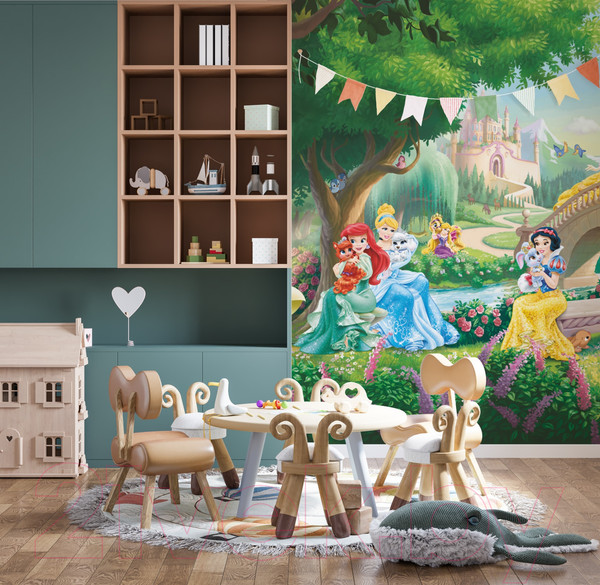 Изображение товара Фотообои листовые ФабрикаФресок Принцессы Детские Мульфильм / 982270 (200x270)