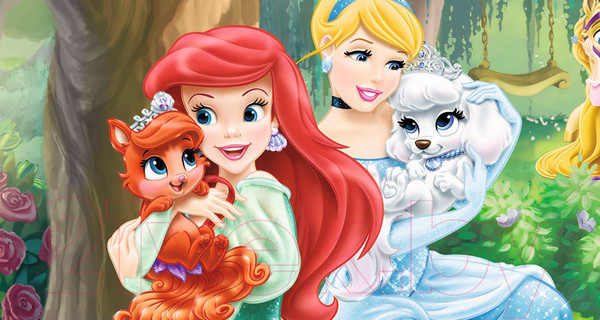 Изображение товара Фотообои листовые ФабрикаФресок Принцессы Детские Мульфильм / 983270 (300x270)