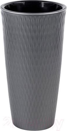 Изображение товара Кашпо El Casa Керама / 640512 (графит)