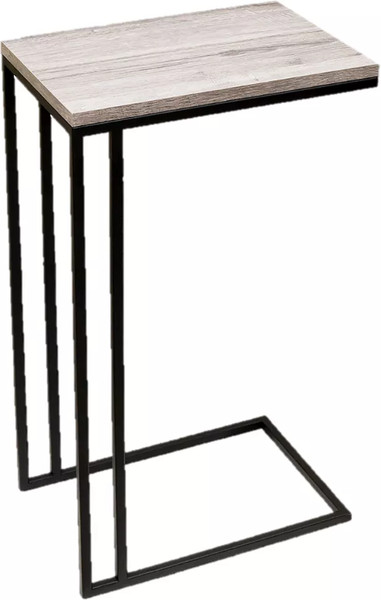 Изображение товара Приставной столик BZT Simmin Duo SDBL001 (черное двойное основание/светлая доска)