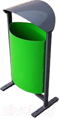 Изображение товара Урна уличная BZT DumL02 (зеленый)