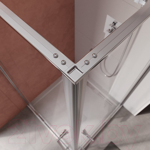 Изображение товара Душевой уголок Cezares Liner-AH-2-120/90-C-Cr-R