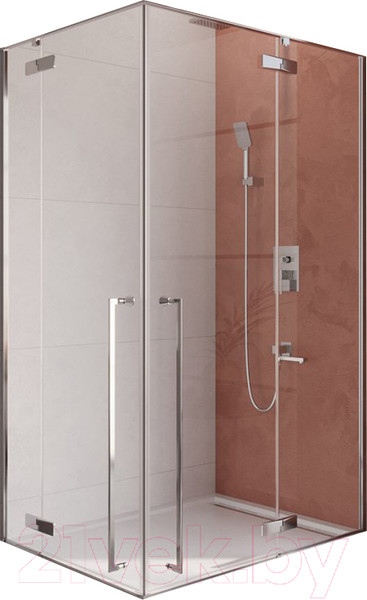 Изображение товара Душевой уголок Cezares Liner-AH-2-120/90-C-Cr-R